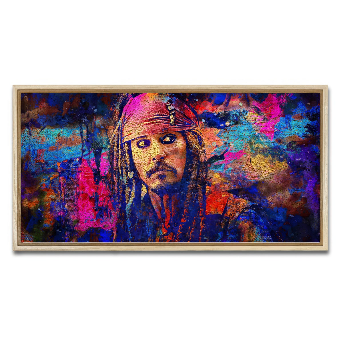 AUTO-MOCKUP WHITE | Jack Sparrow | 1 Piece | Natural Framed Canvas | group=2x1