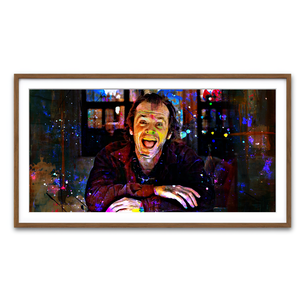 Framed Print 2x1 Walnut