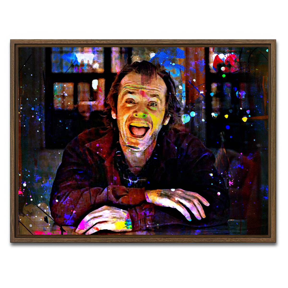 AUTO-MOCKUP WHITE | Jack Torrance | 1 Piece | Walnut Framed Canvas | group=4x3