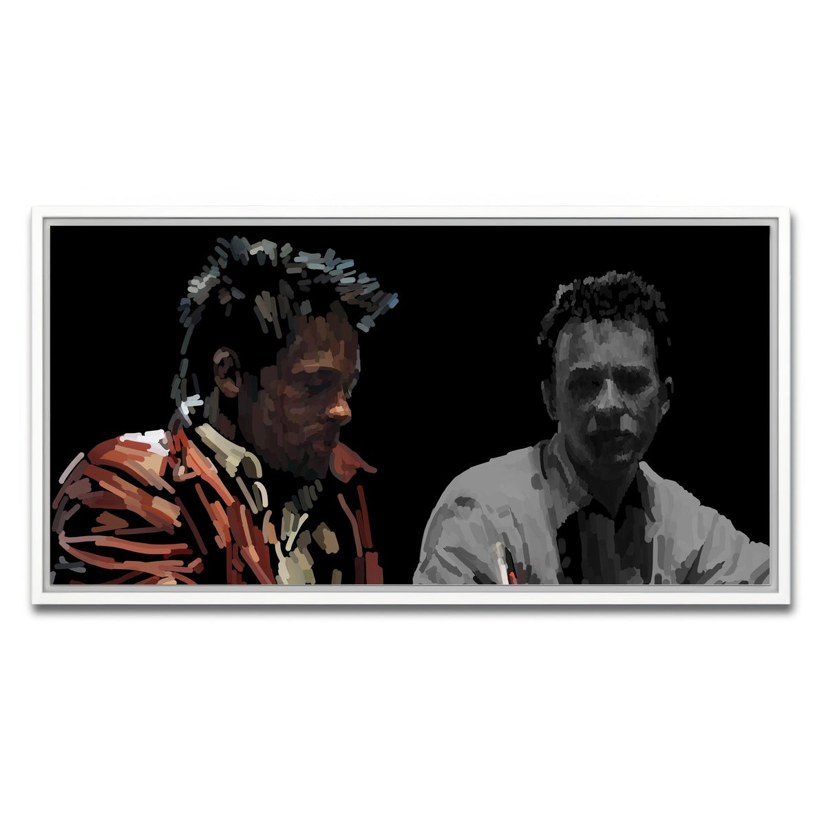 AUTO-MOCKUP WHITE | Jack and Tyler | 1 Piece | White Framed Canvas | group=2x1