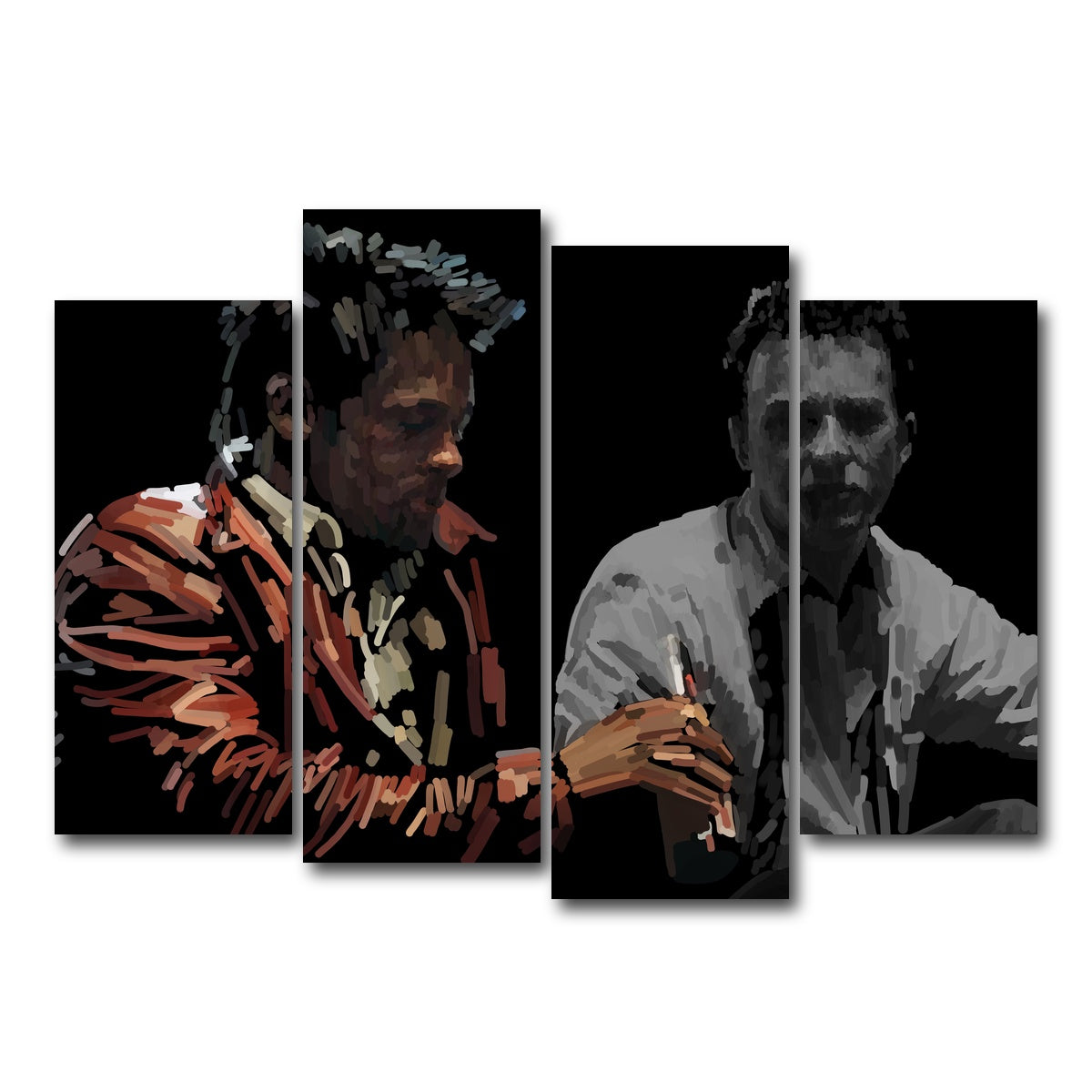 AUTO-MOCKUP WHITE | Jack and Tyler | 4 Piece | Gallery Wrap Canvas | group=4_normal