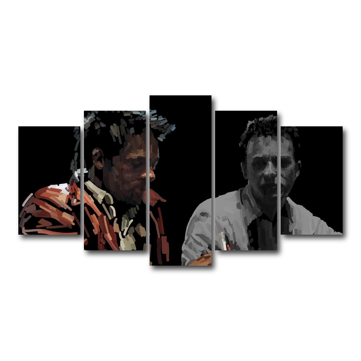 AUTO-MOCKUP WHITE | Jack and Tyler | 5 Piece | Gallery Wrap Canvas | group=5_normal