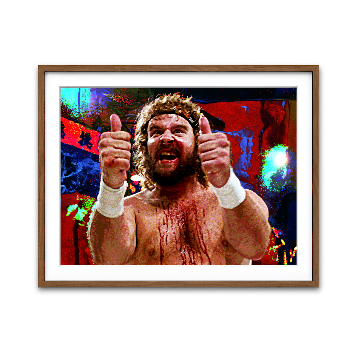 Framed Print 4x3 Walnut