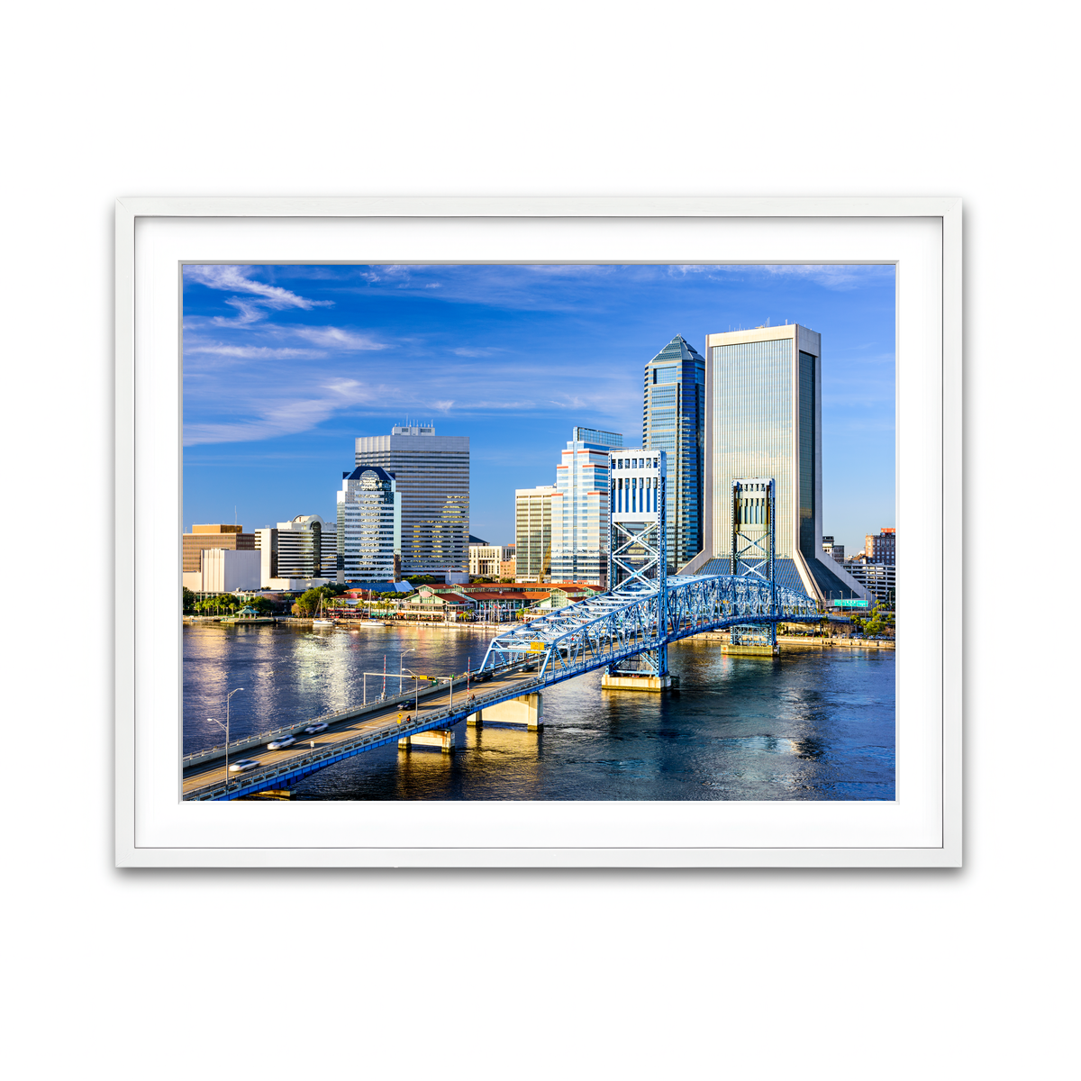 Framed Print 4x3 White