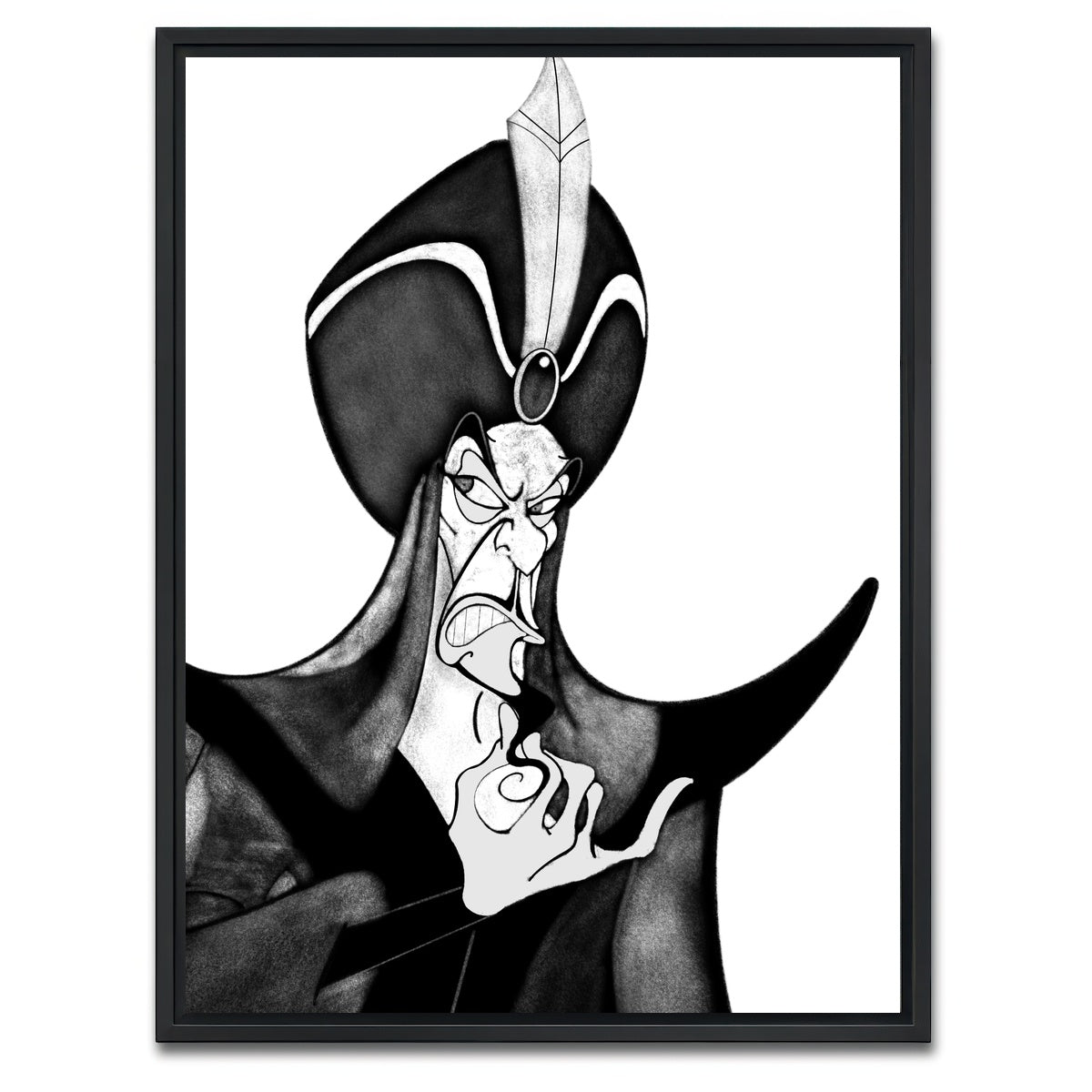AUTO-MOCKUP WHITE | Jafar | 1 Piece | Black Framed Canvas | group=3x4