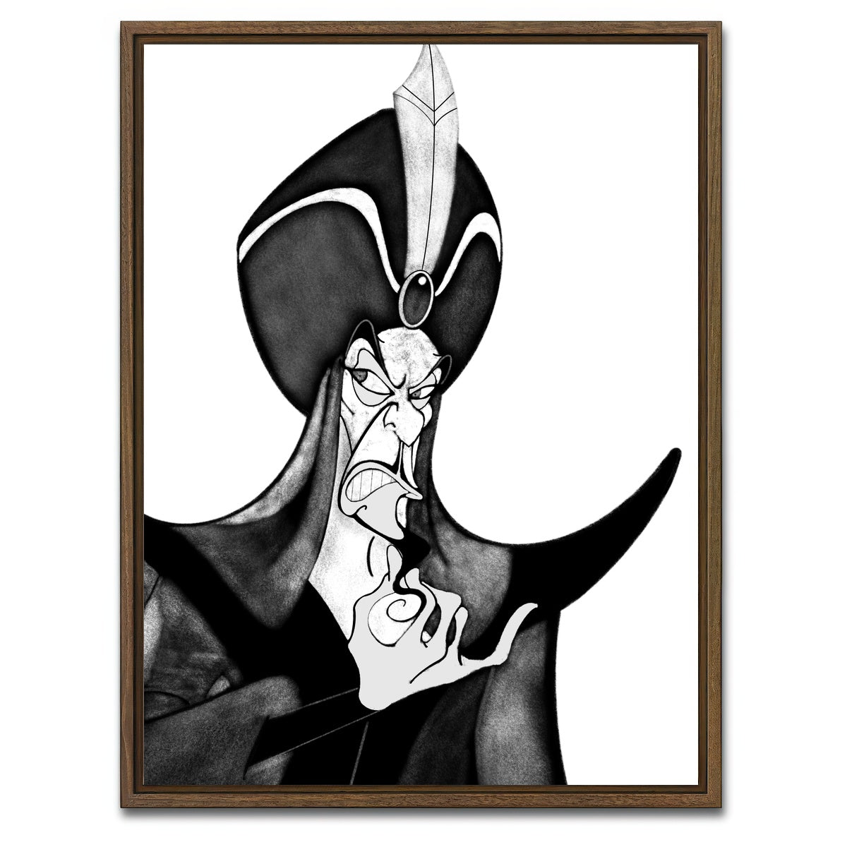 AUTO-MOCKUP WHITE | Jafar | 1 Piece | Walnut Framed Canvas | group=3x4