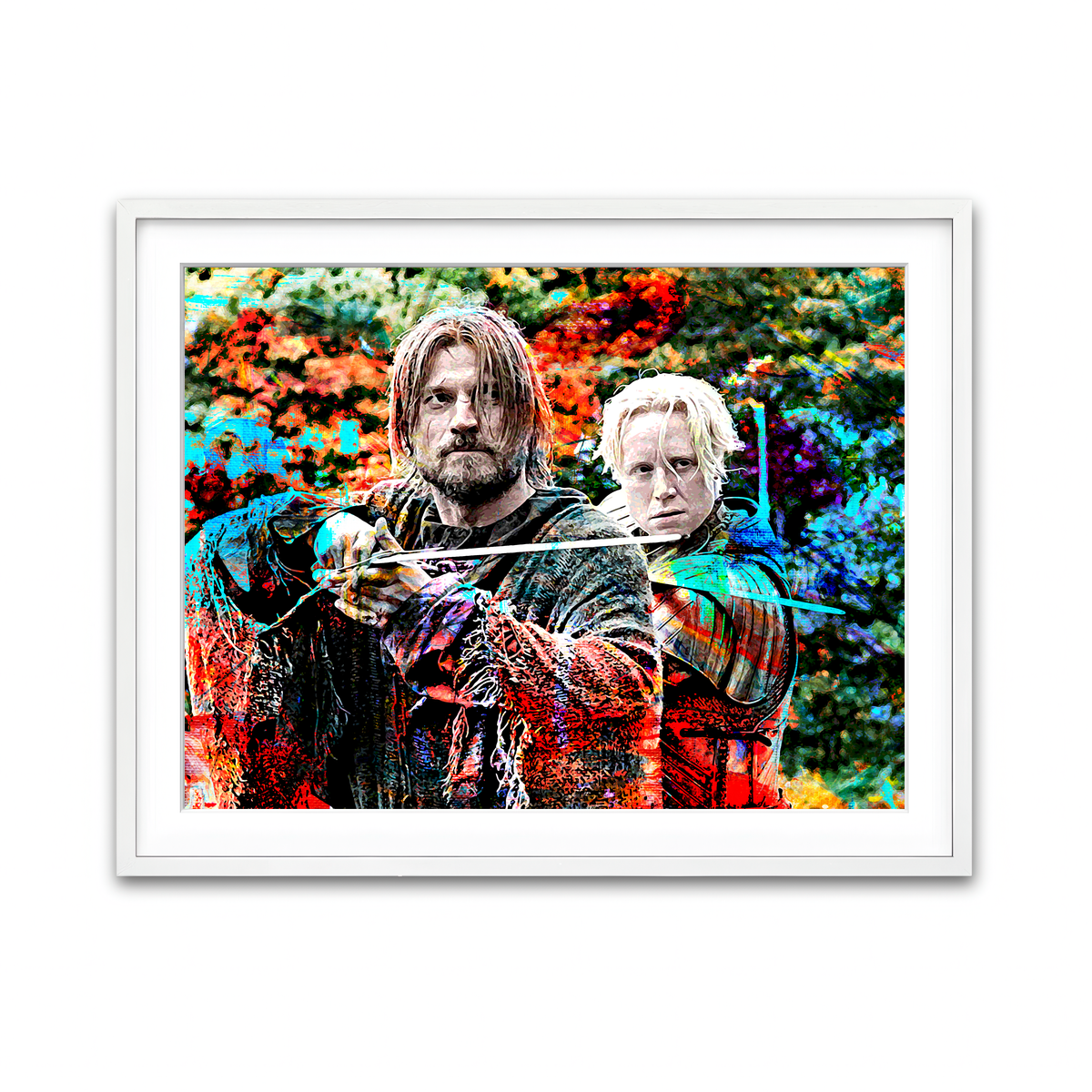 Framed Print 4x3 White