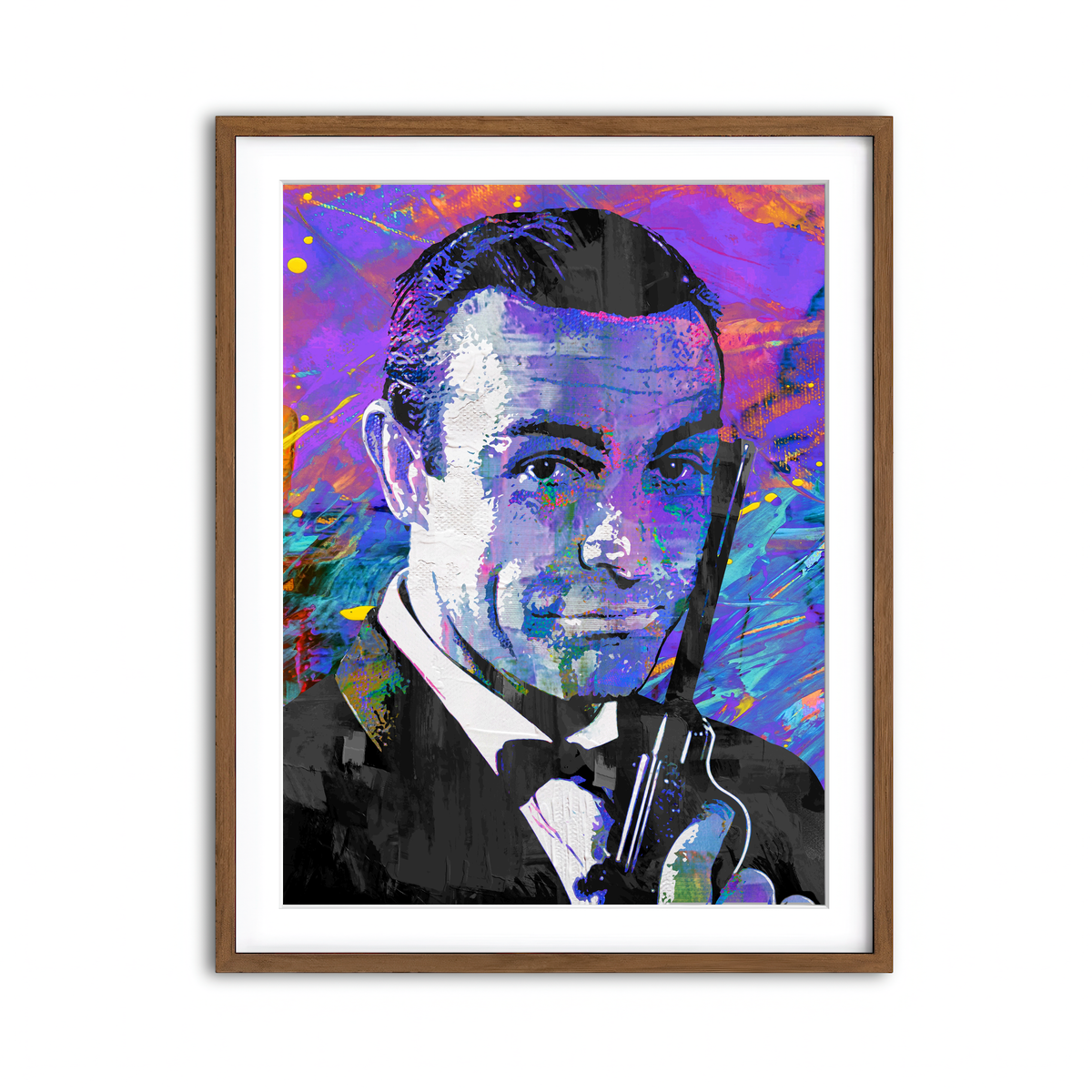 Framed Print 3x4 Walnut