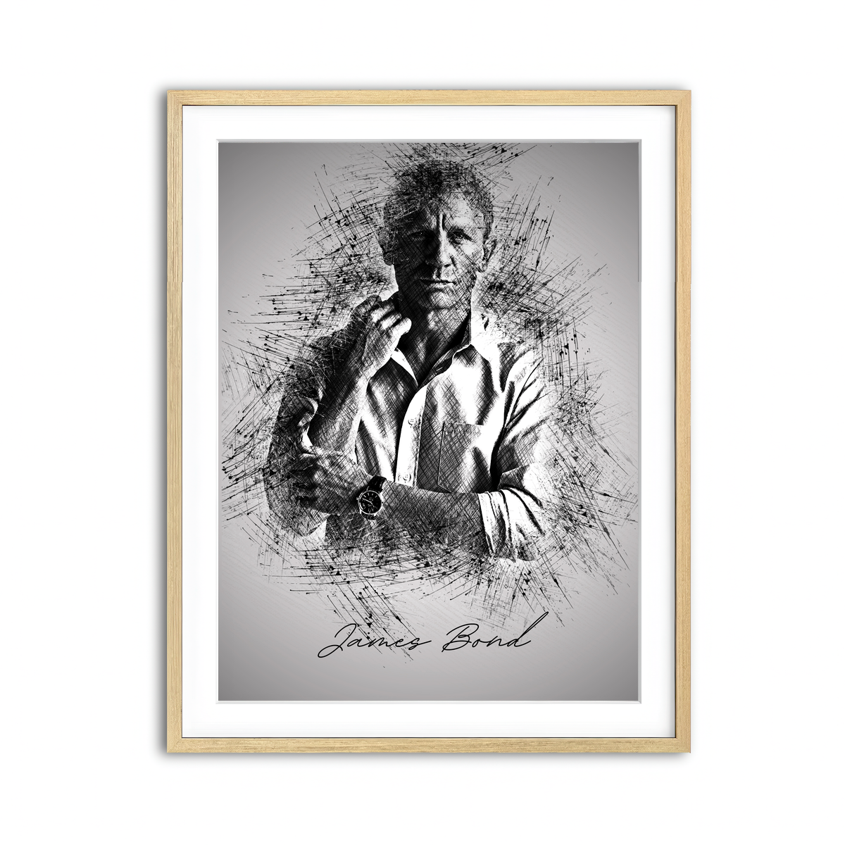 Framed Print 3x4 Natural