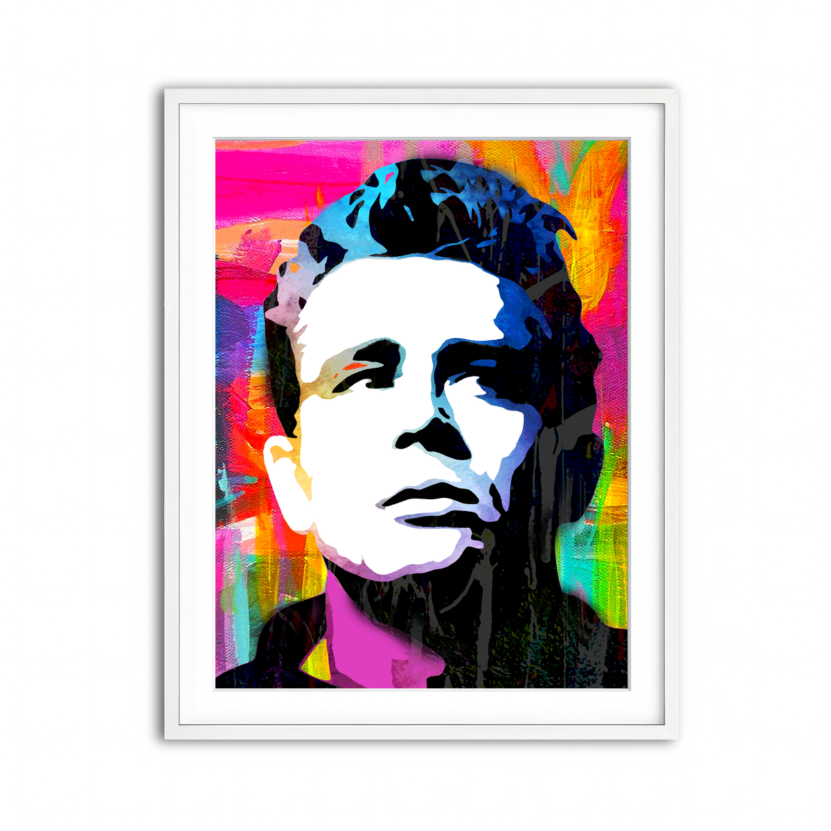 Framed Print 3x4 White