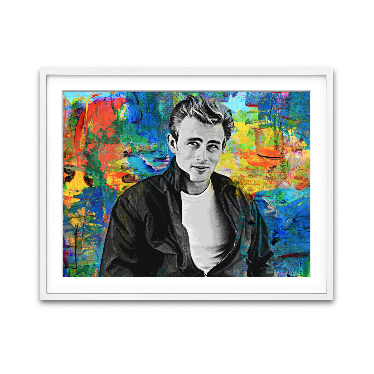 Framed Print 4x3 White