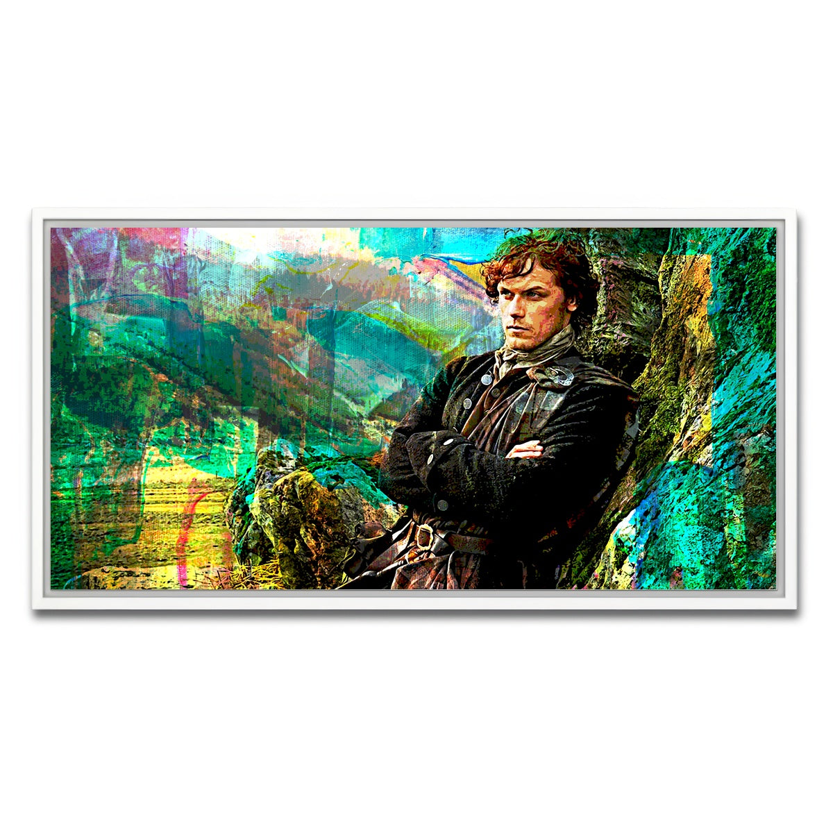 AUTO-MOCKUP WHITE | James Fraser | 1 Piece | White Framed Canvas | group=2x1