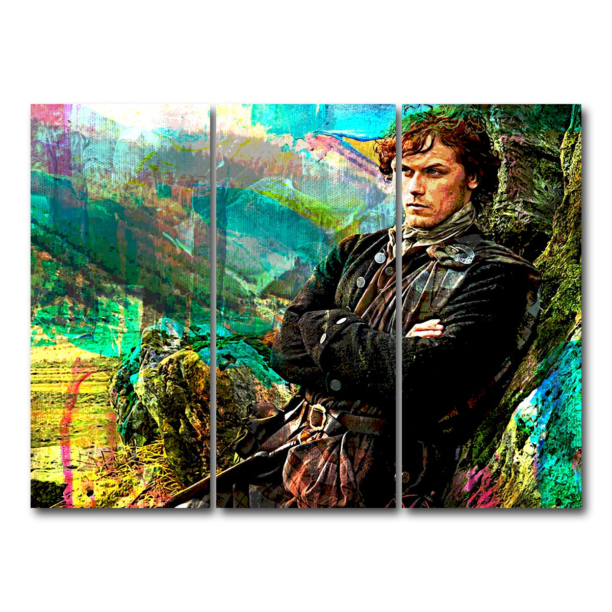 AUTO-MOCKUP WHITE | James Fraser | 3 Piece | Gallery Wrap Canvas | group=8x18