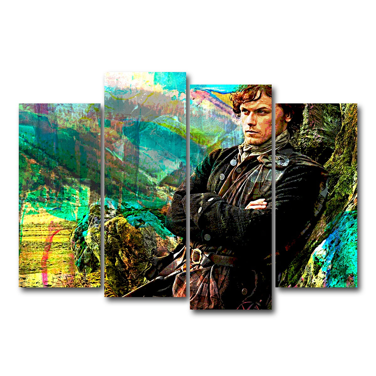 AUTO-MOCKUP WHITE | James Fraser | 4 Piece | Gallery Wrap Canvas | group=4_normal