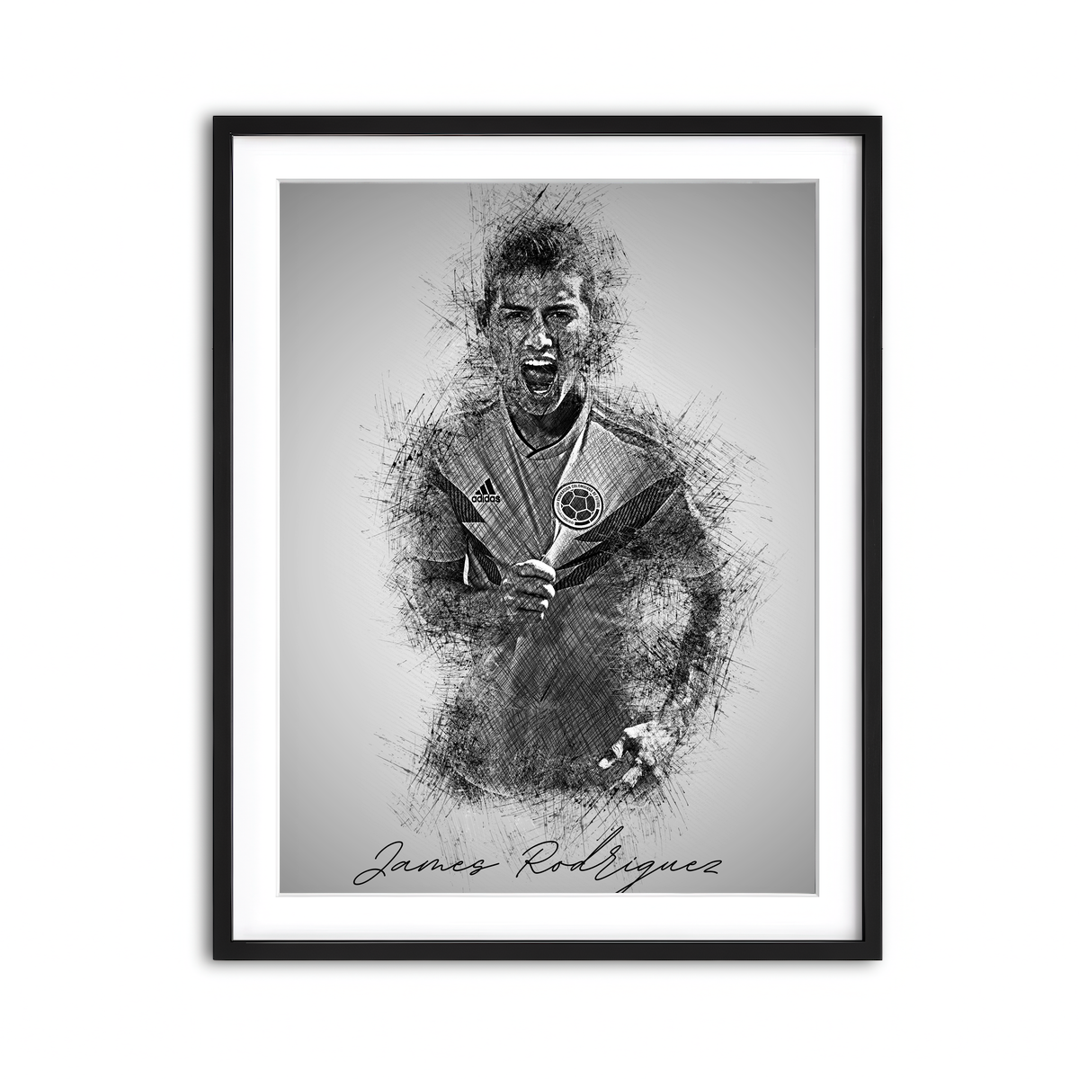Framed Print 3x4 Black