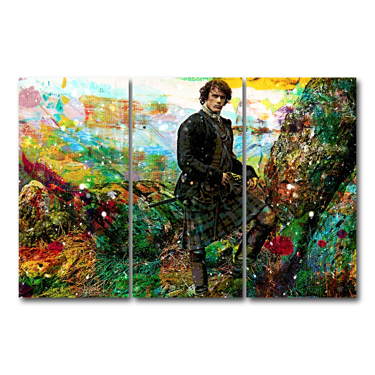 AUTO-MOCKUP WHITE | Jamie Fraser | 3 Piece | Gallery Wrap Canvas | group=12x24