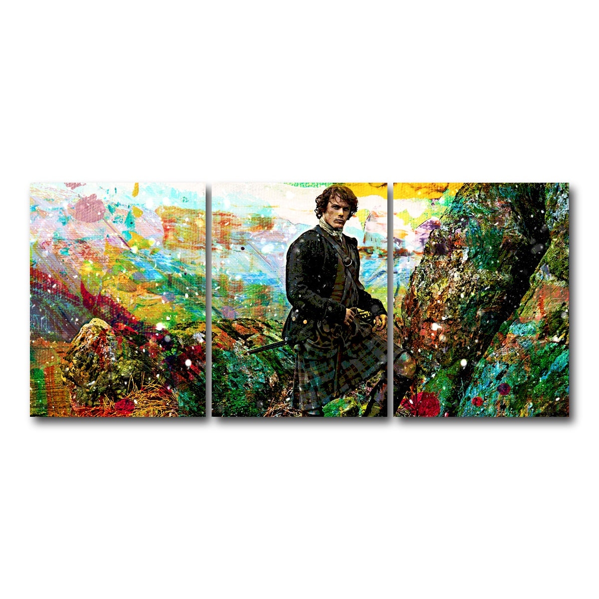 AUTO-MOCKUP WHITE | Jamie Fraser | 3 Piece | Gallery Wrap Canvas | group=18x24