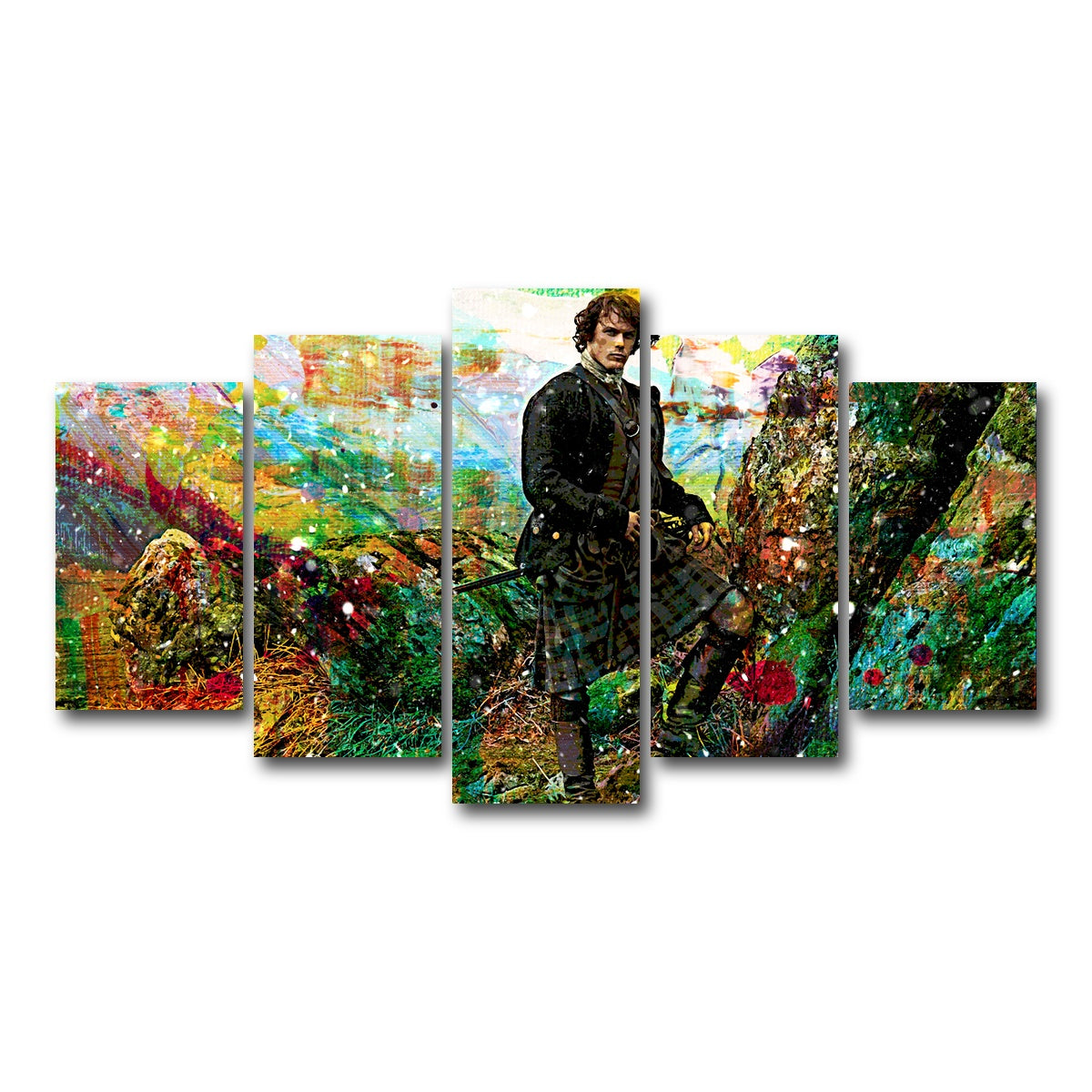 AUTO-MOCKUP WHITE | Jamie Fraser | 5 Piece | Gallery Wrap Canvas | group=5_normal