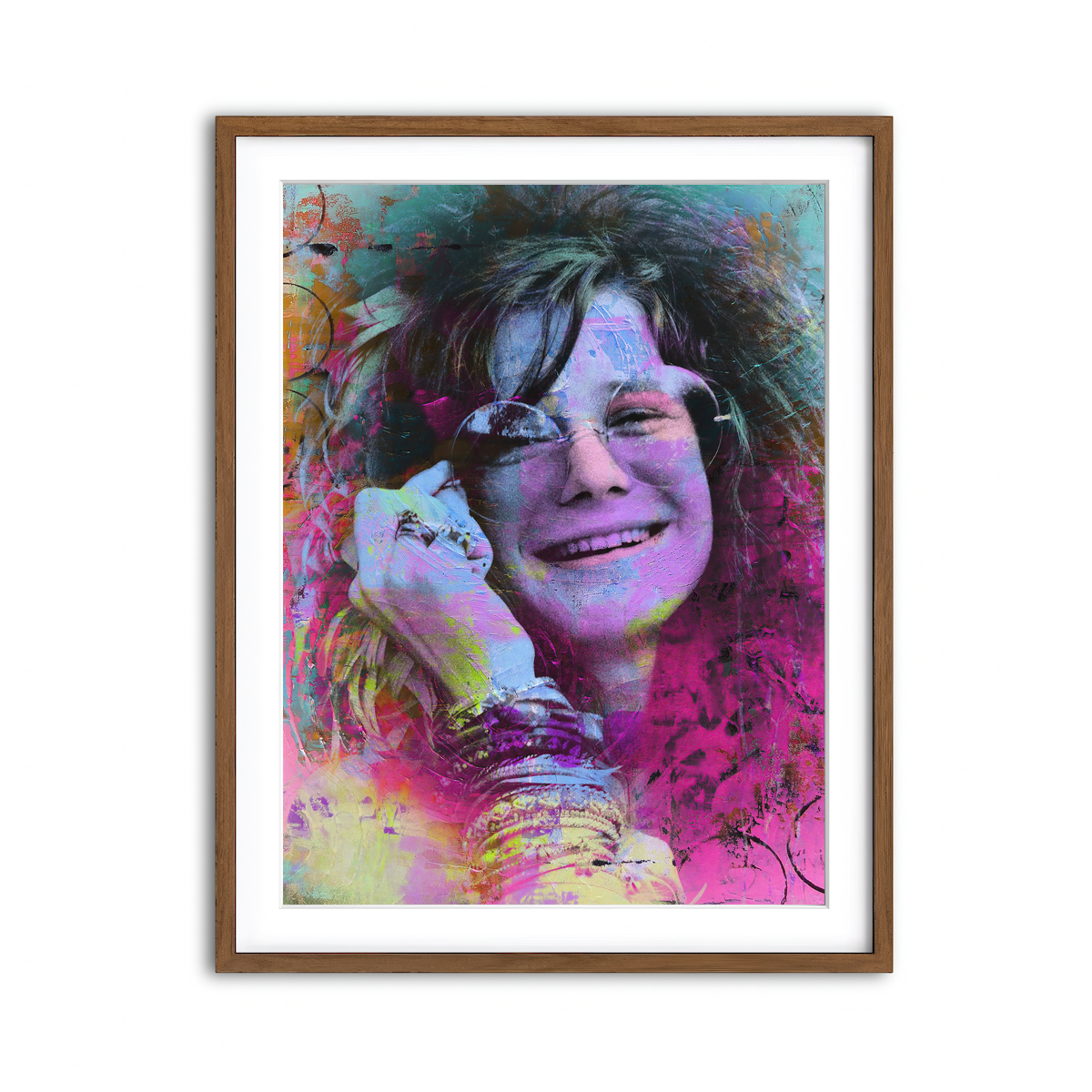 Framed Print 3x4 Walnut