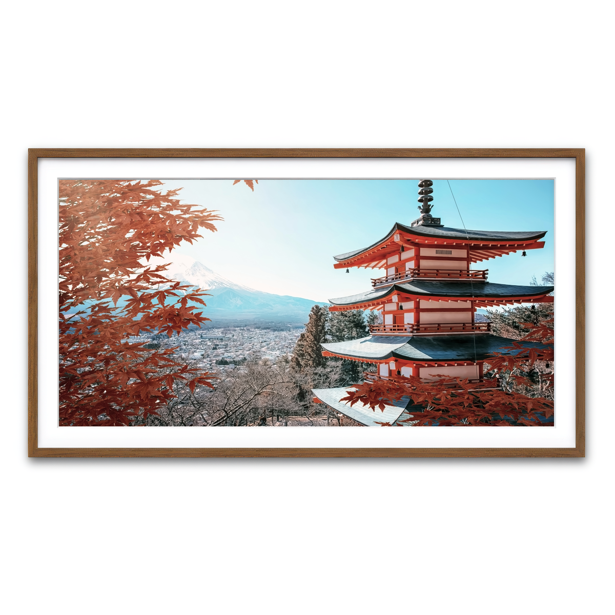 Framed Print 2x1 Walnut