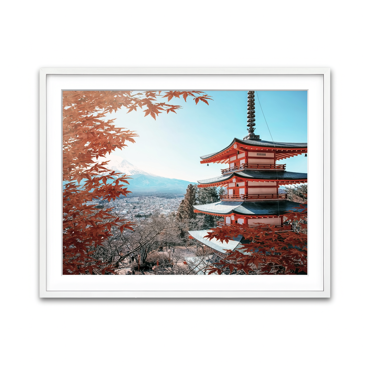 Framed Print 4x3 White