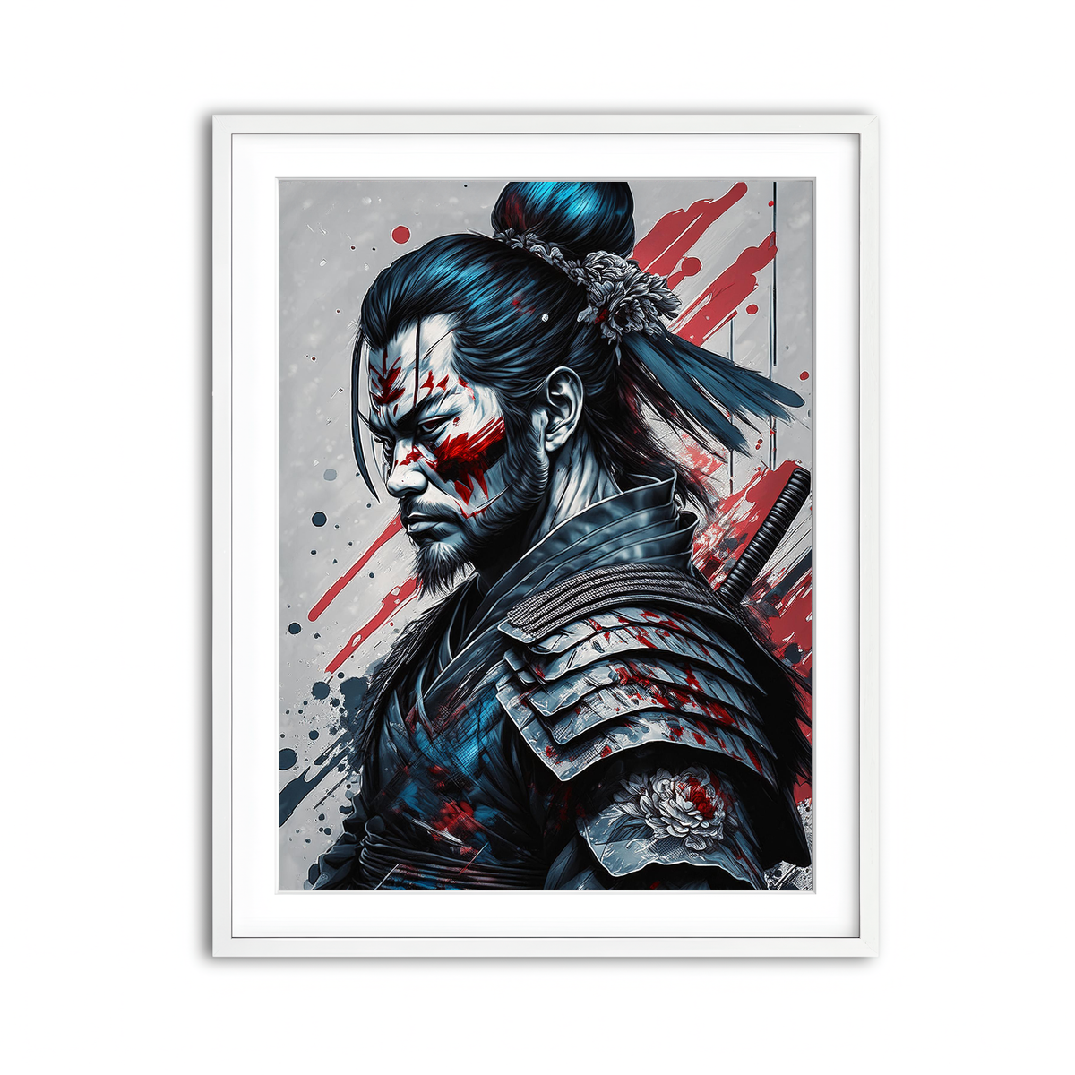 Framed Print 3x4 White