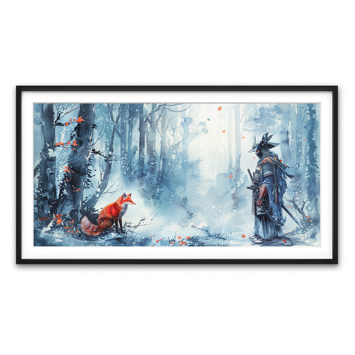 Framed Print 2x1 Black