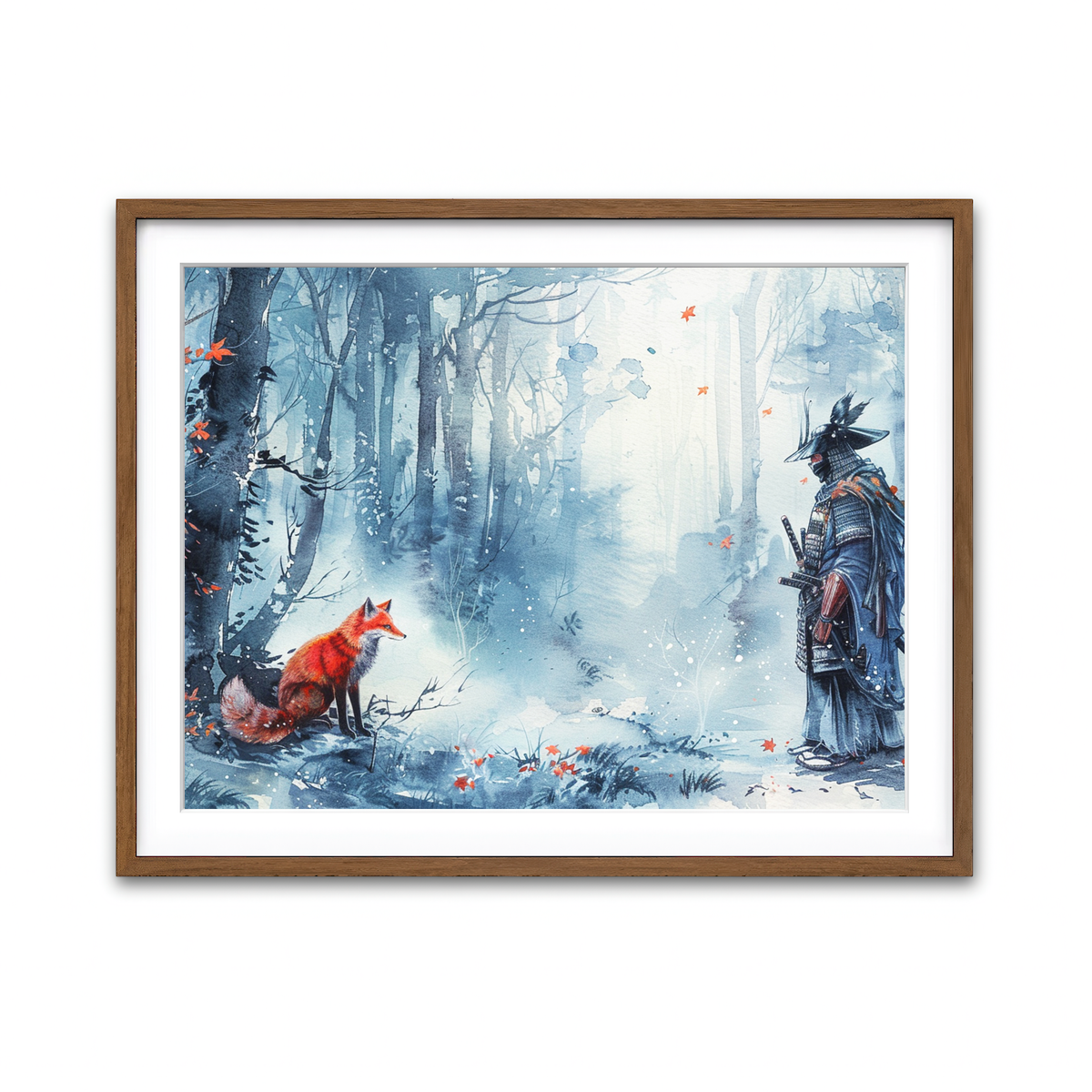 Framed Print 4x3 Walnut