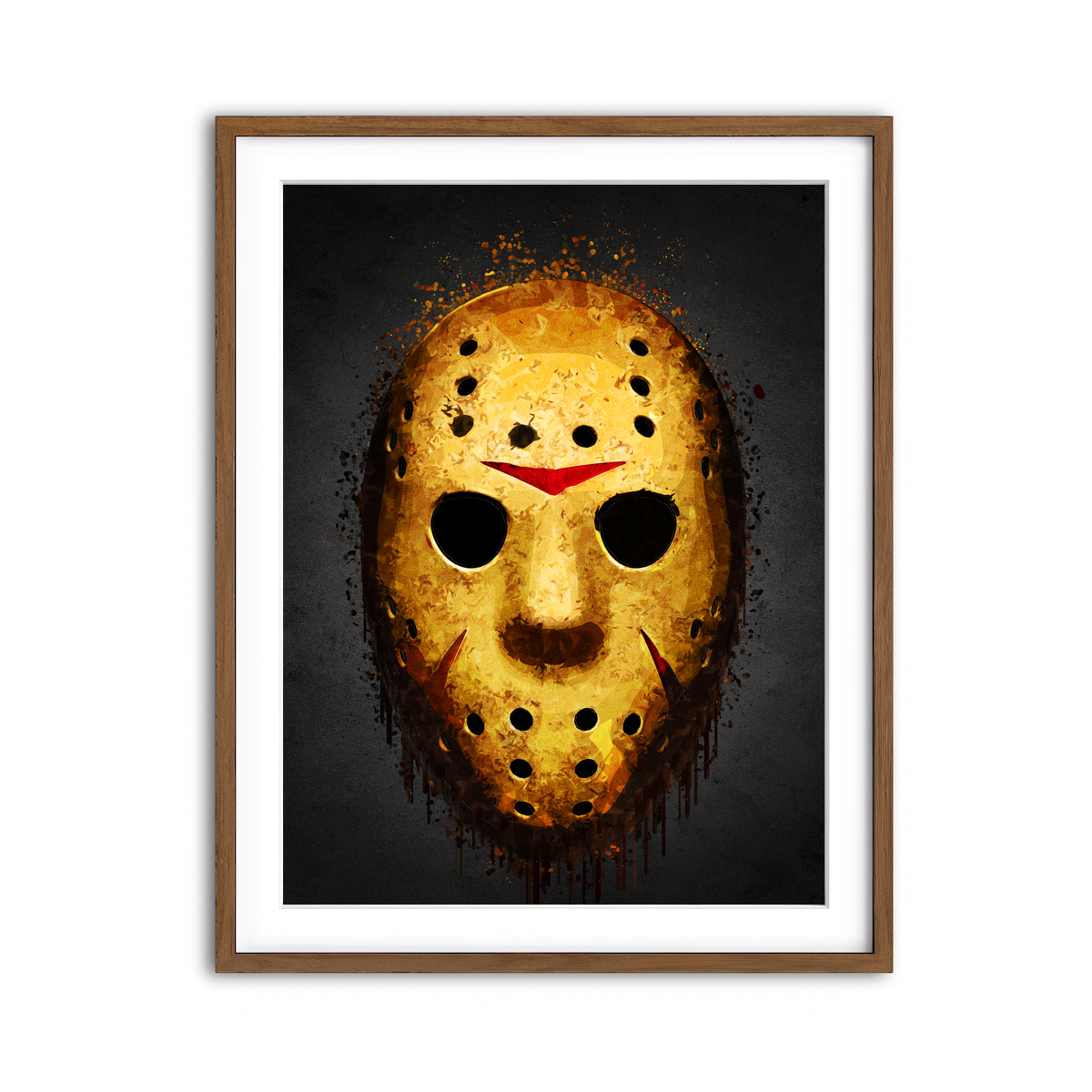 Framed Print 3x4 Walnut