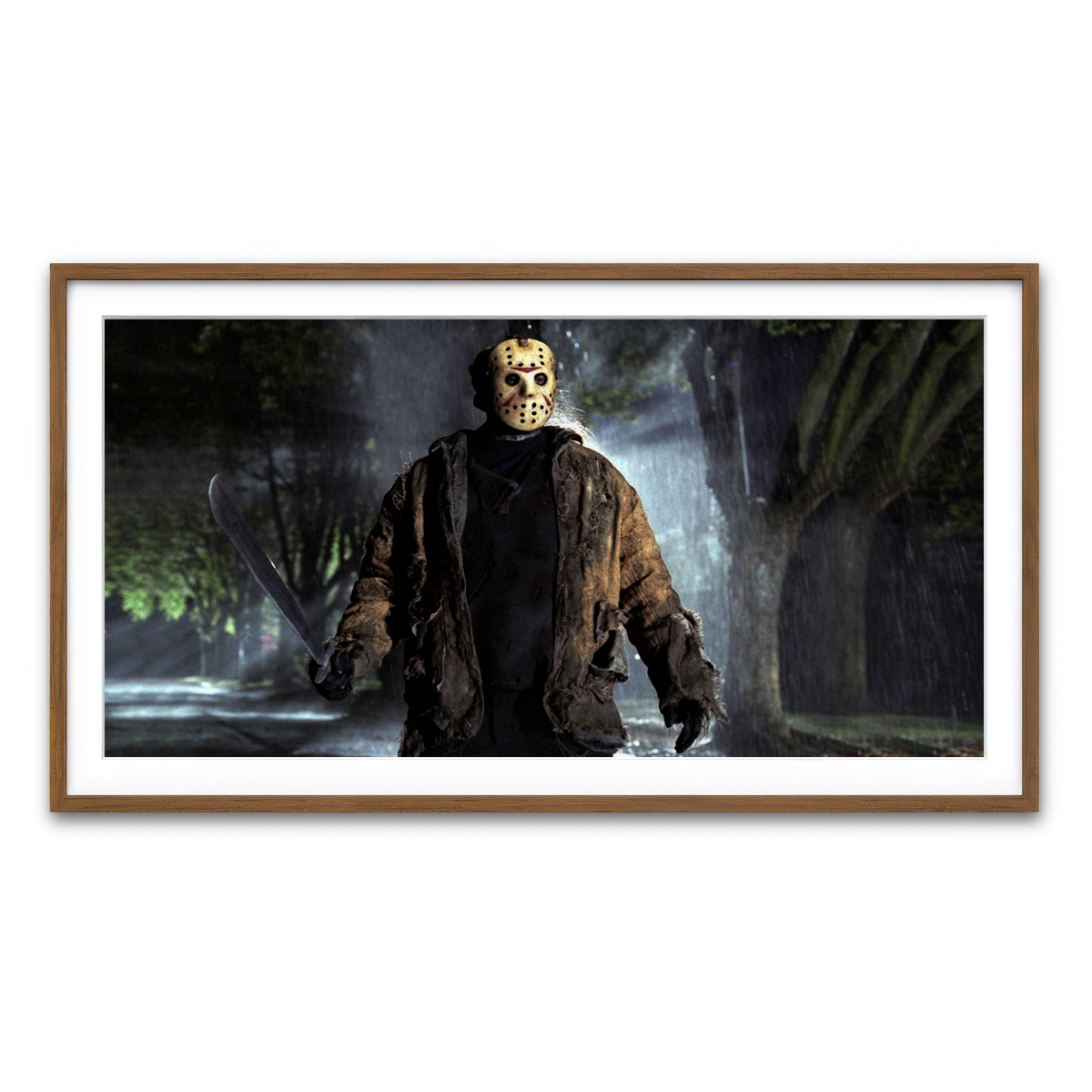 Framed Print 2x1 Walnut