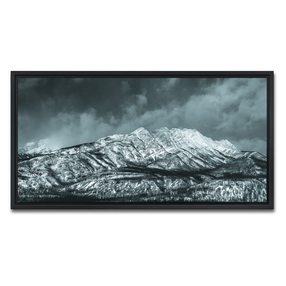 AUTO-MOCKUP WHITE | Jasper National Park Canada 1 | 1 Piece | Black Framed Canvas | group=2x1