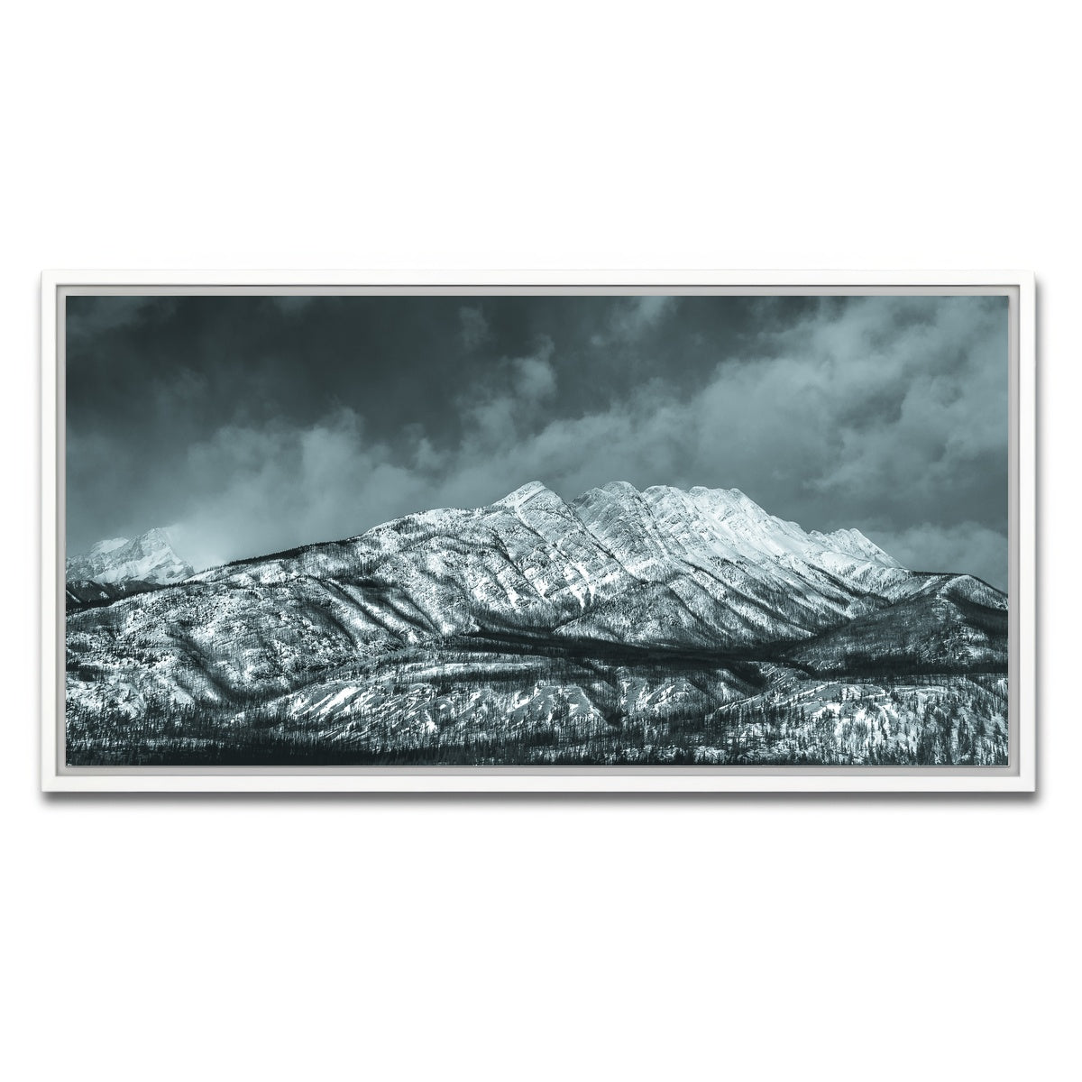 AUTO-MOCKUP WHITE | Jasper National Park Canada 1 | 1 Piece | White Framed Canvas | group=2x1