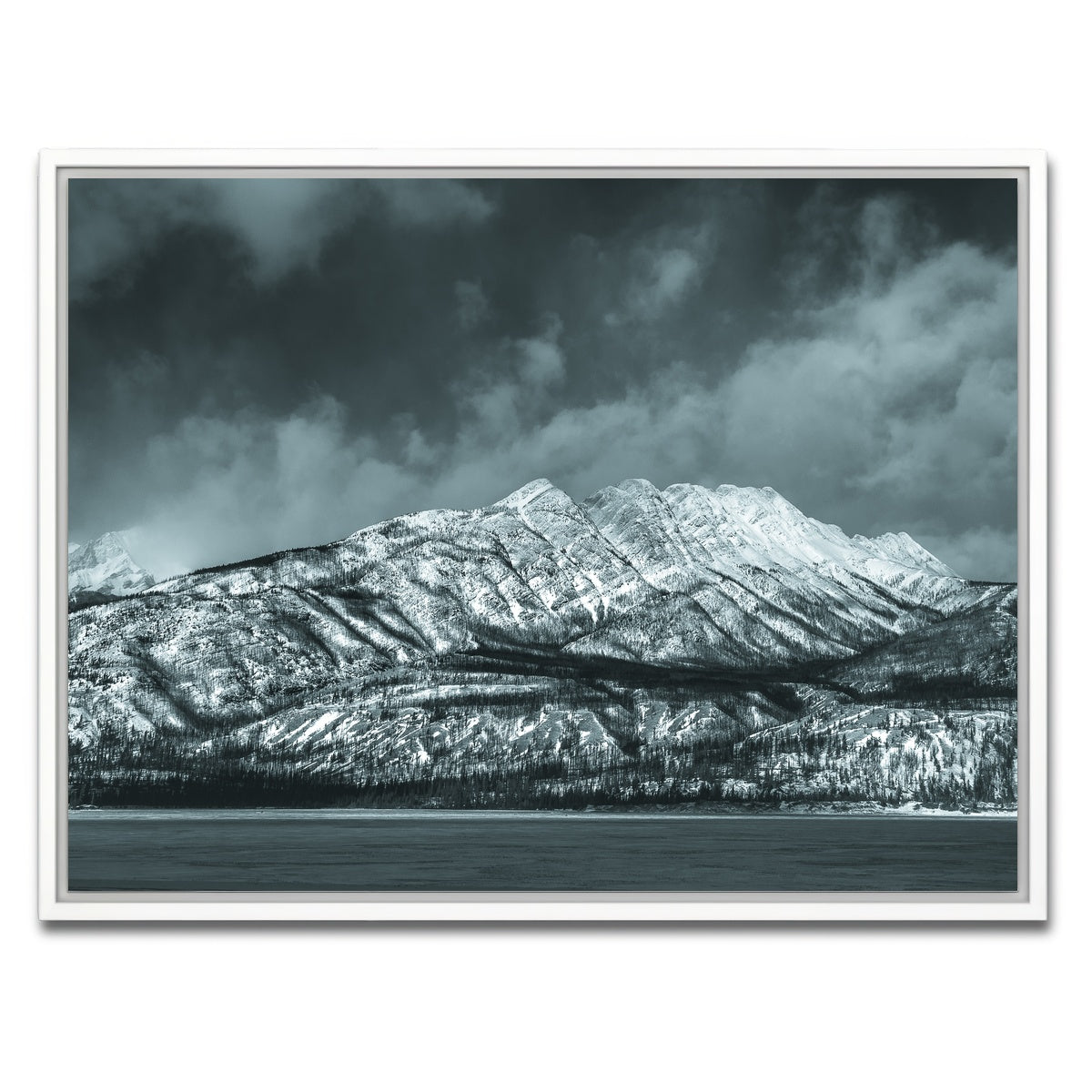 AUTO-MOCKUP WHITE | Jasper National Park Canada 1 | 1 Piece | White Framed Canvas | group=4x3