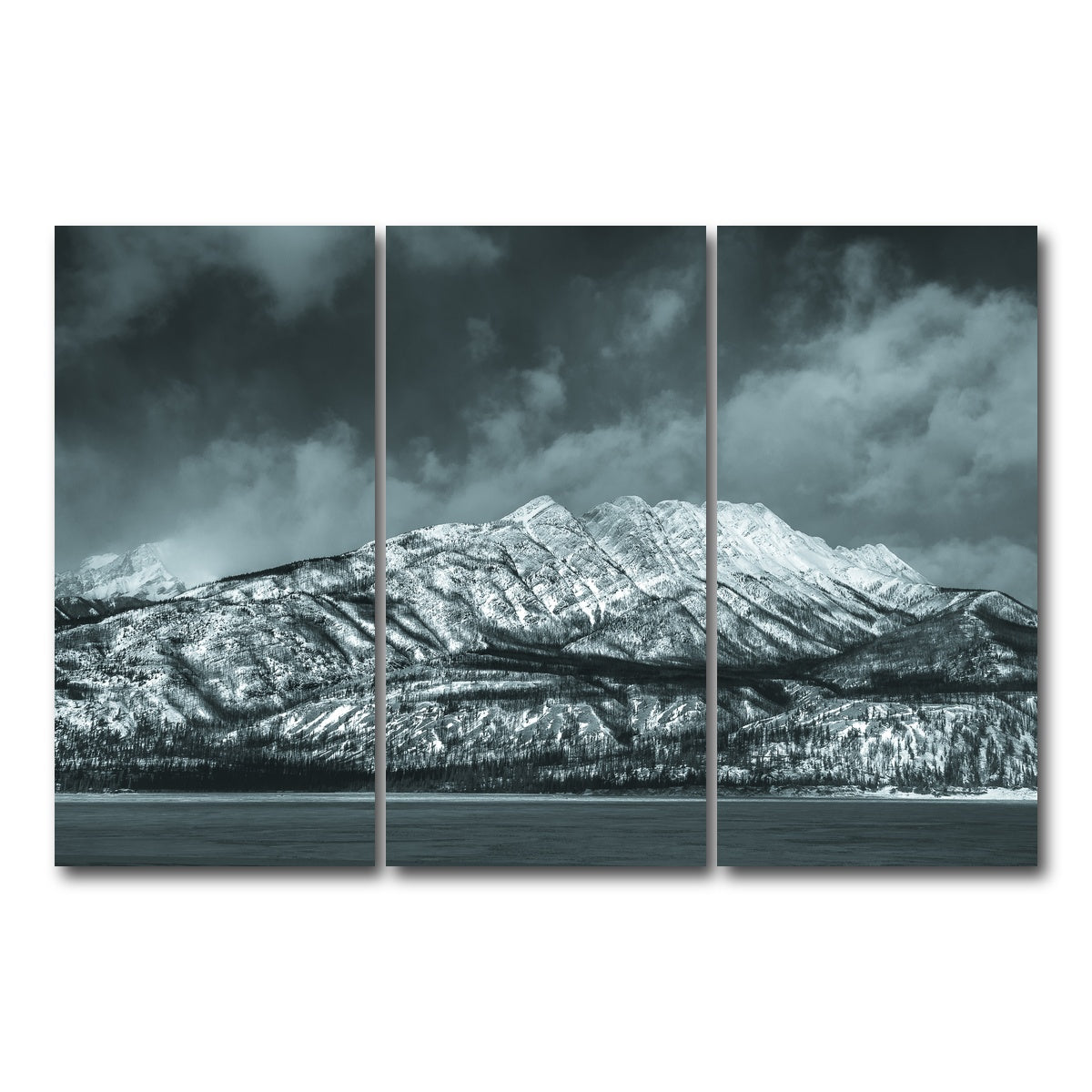 AUTO-MOCKUP WHITE | Jasper National Park Canada 1 | 3 Piece | Gallery Wrap Canvas | group=12x24