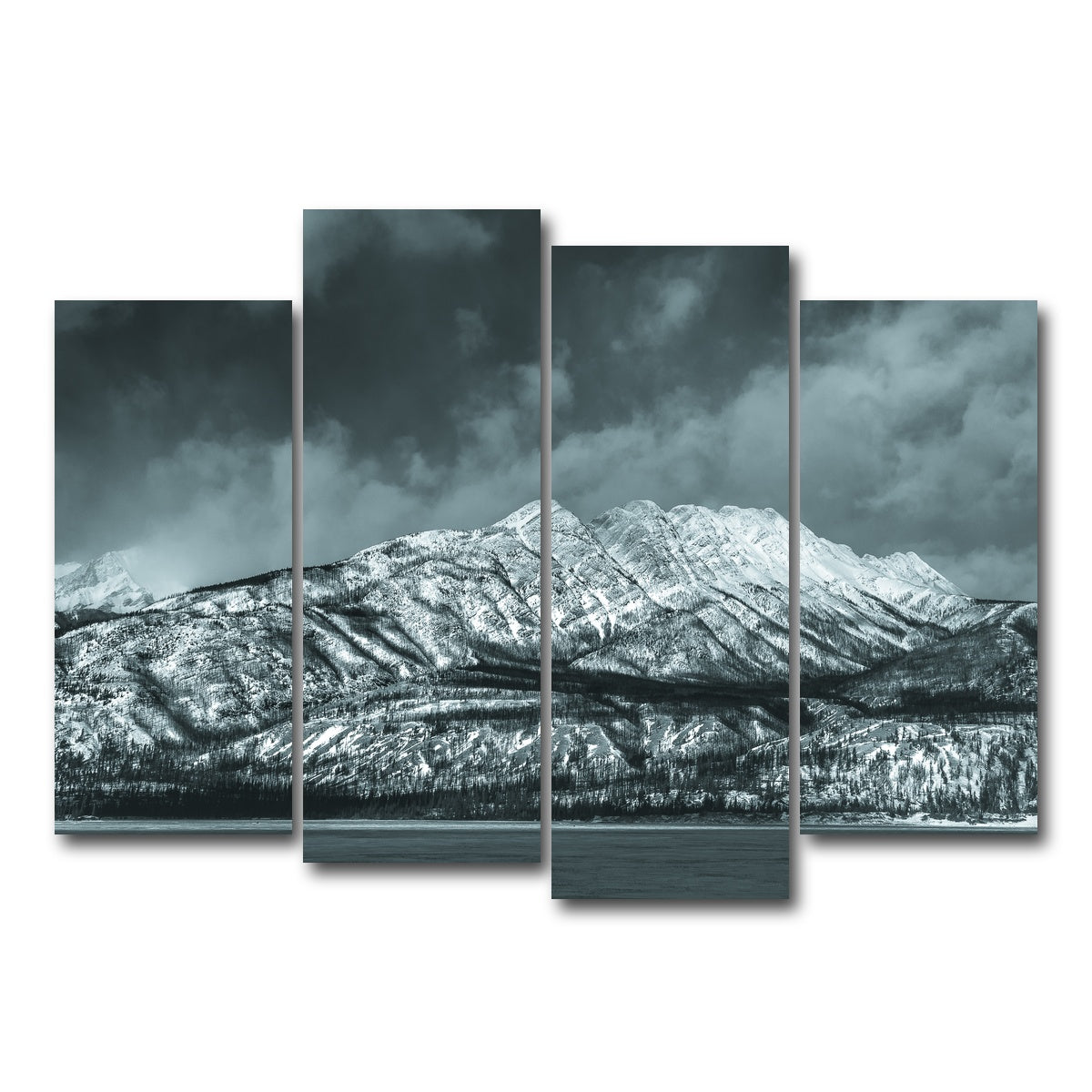 AUTO-MOCKUP WHITE | Jasper National Park Canada 1 | 4 Piece | Gallery Wrap Canvas | group=4_normal