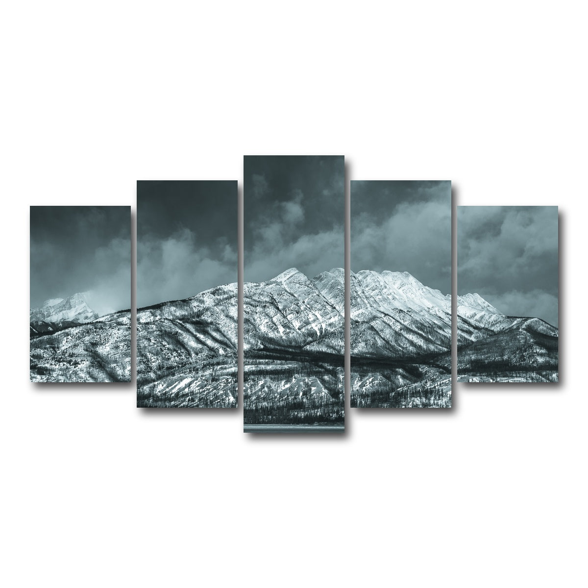 AUTO-MOCKUP WHITE | Jasper National Park Canada 1 | 5 Piece | Gallery Wrap Canvas | group=5_normal