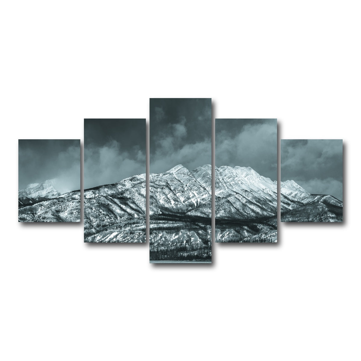 AUTO-MOCKUP WHITE | Jasper National Park Canada 1 | 5 Piece | Gallery Wrap Canvas | group=5_short