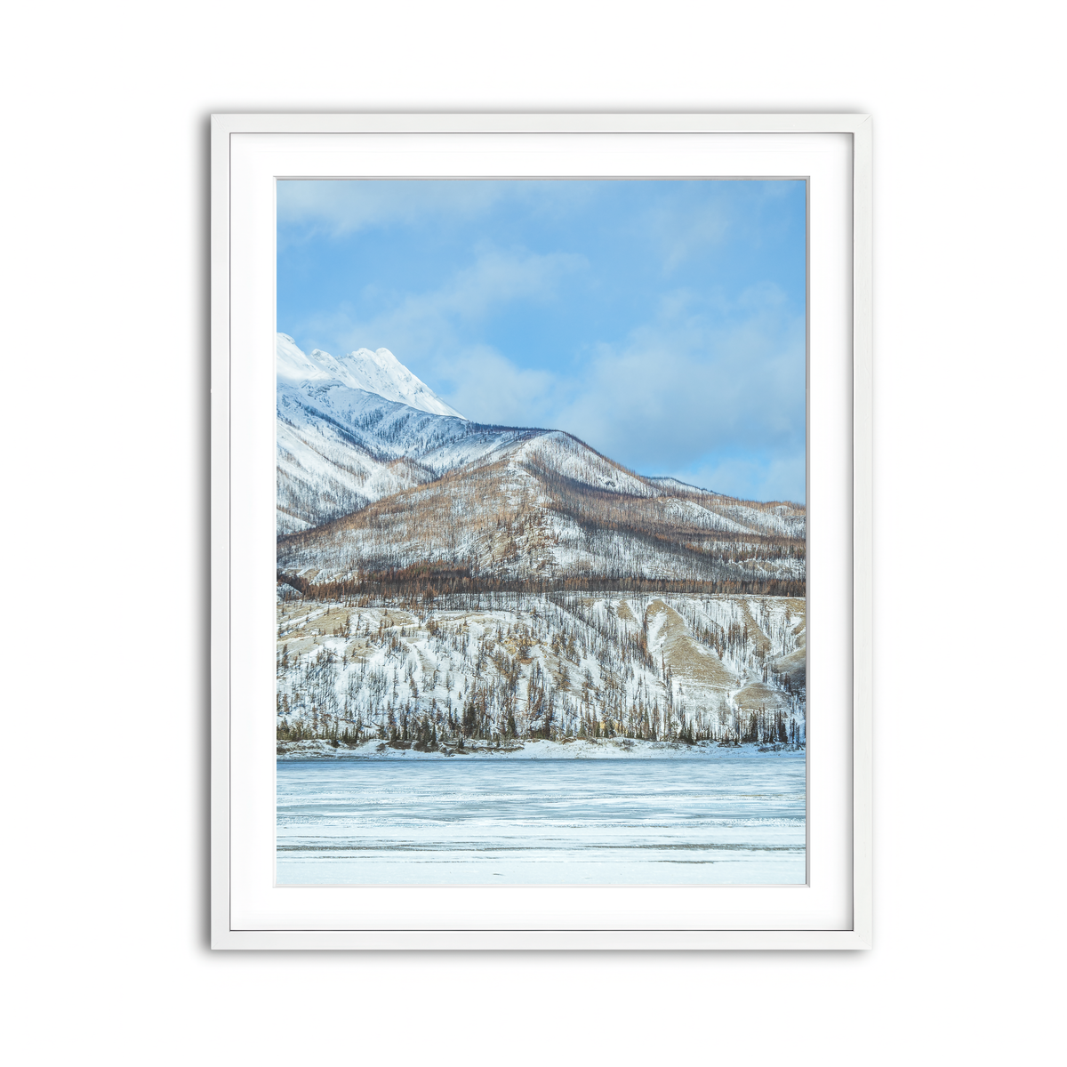 Framed Print 3x4 White
