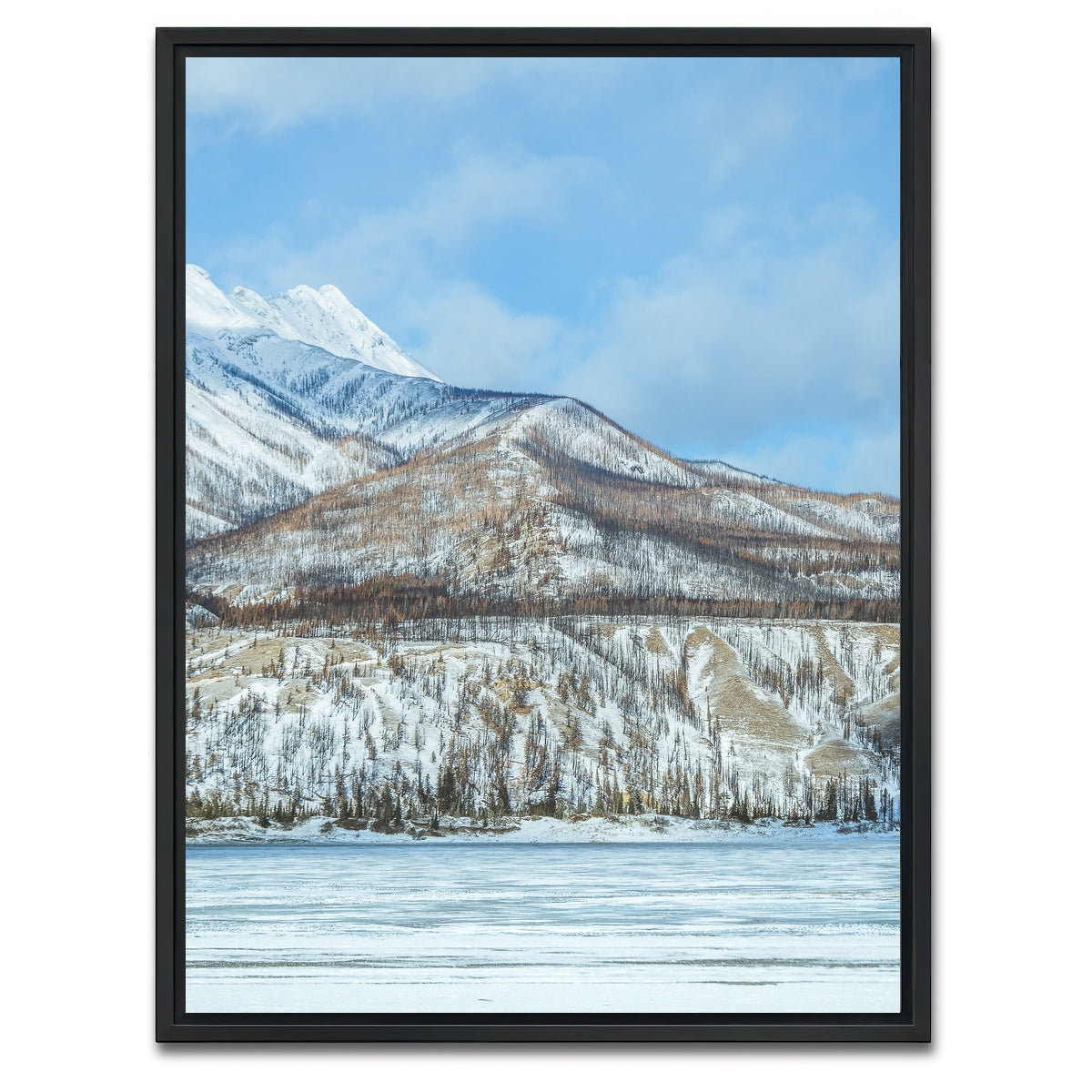 AUTO-MOCKUP WHITE | Jasper National Park Canada | 1 Piece | Black Framed Canvas | group=3x4