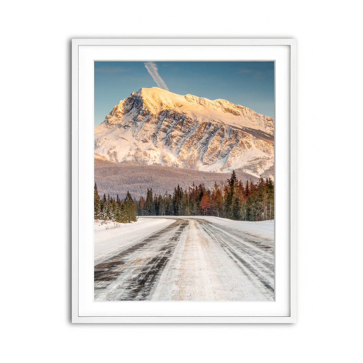 Framed Print 3x4 White
