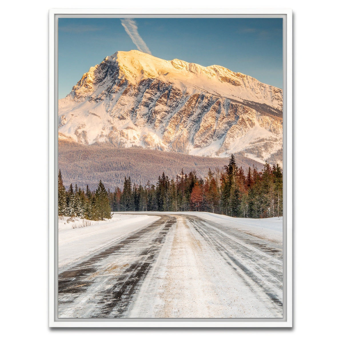 AUTO-MOCKUP WHITE | Jasper National Park | 1 Piece | White Framed Canvas | group=3x4