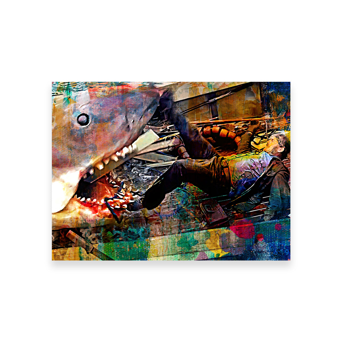 Jaws Quint Wall Art