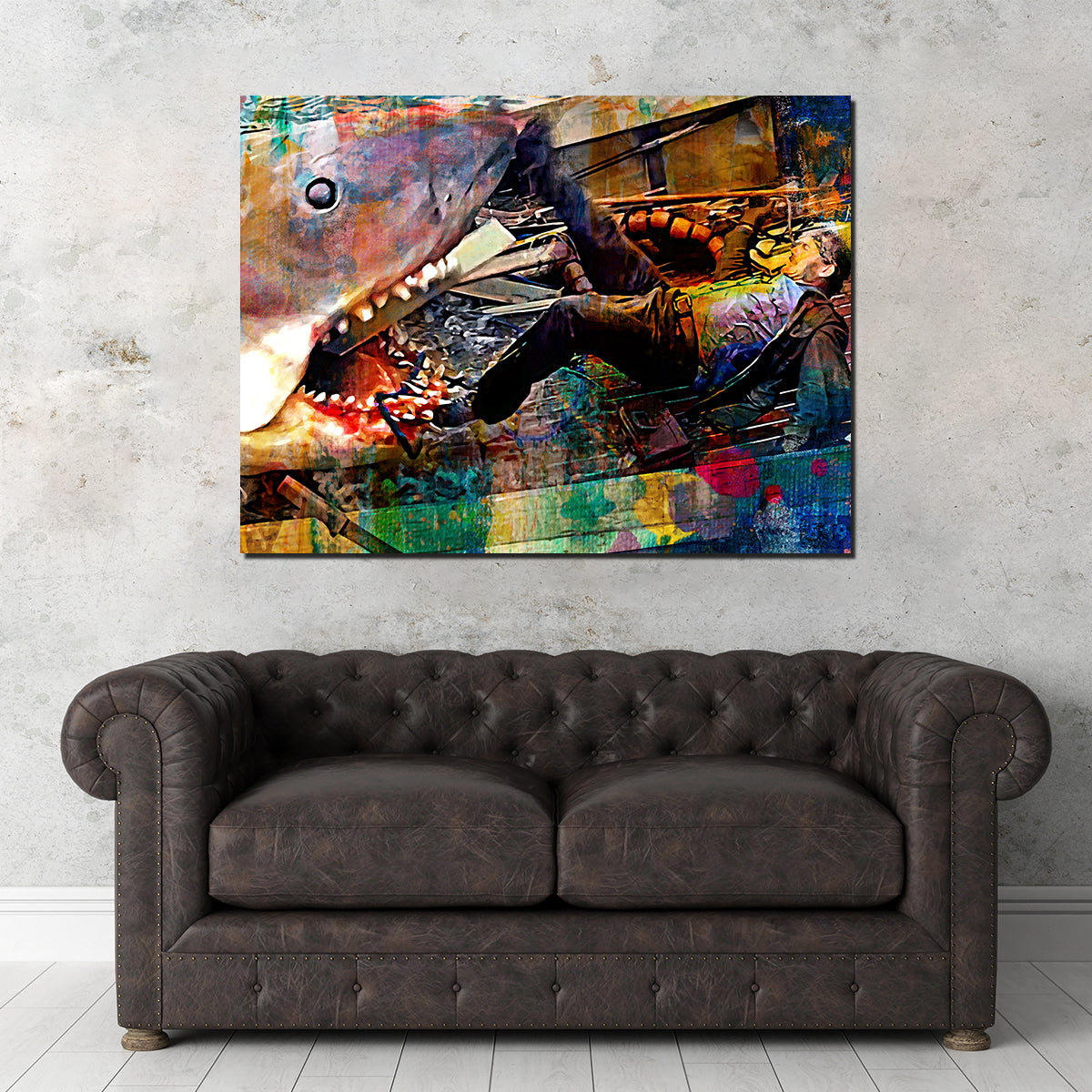 Jaws Quint Wall Art