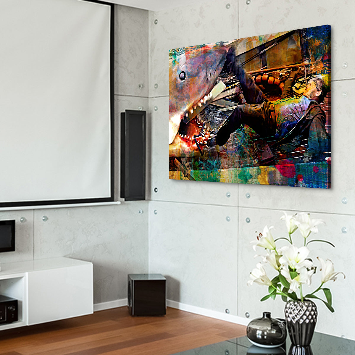 Jaws Quint Wall Art