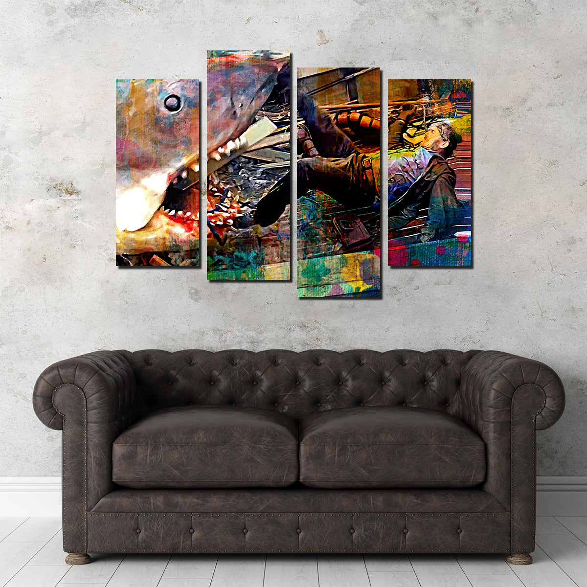 Jaws Quint Wall Art