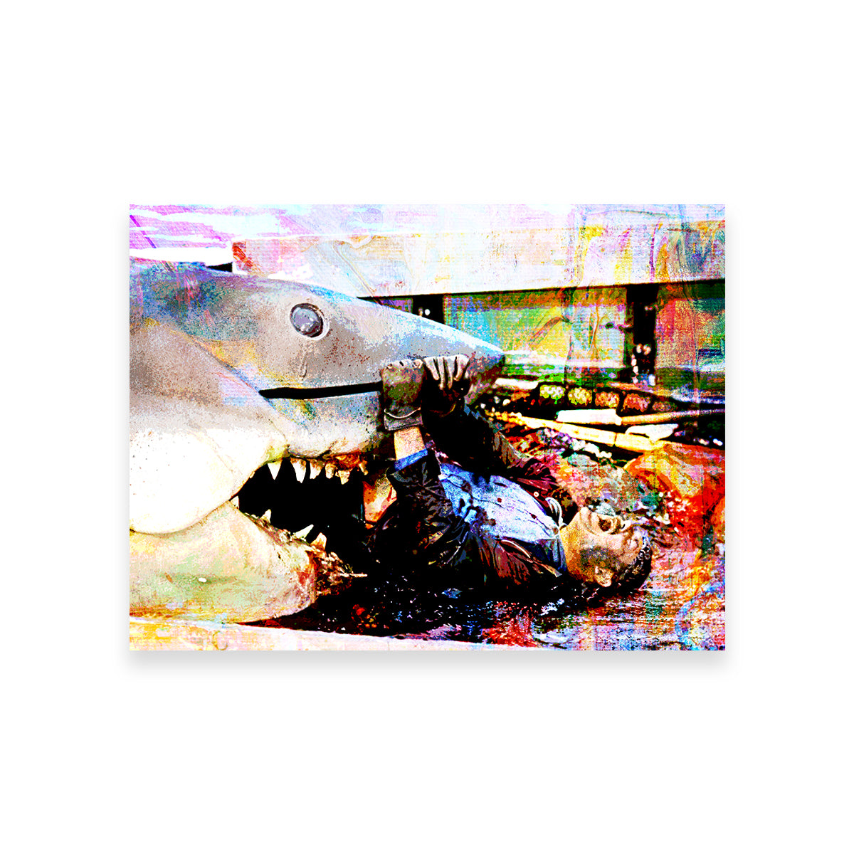 Jaws Quint's Death Wall Art
