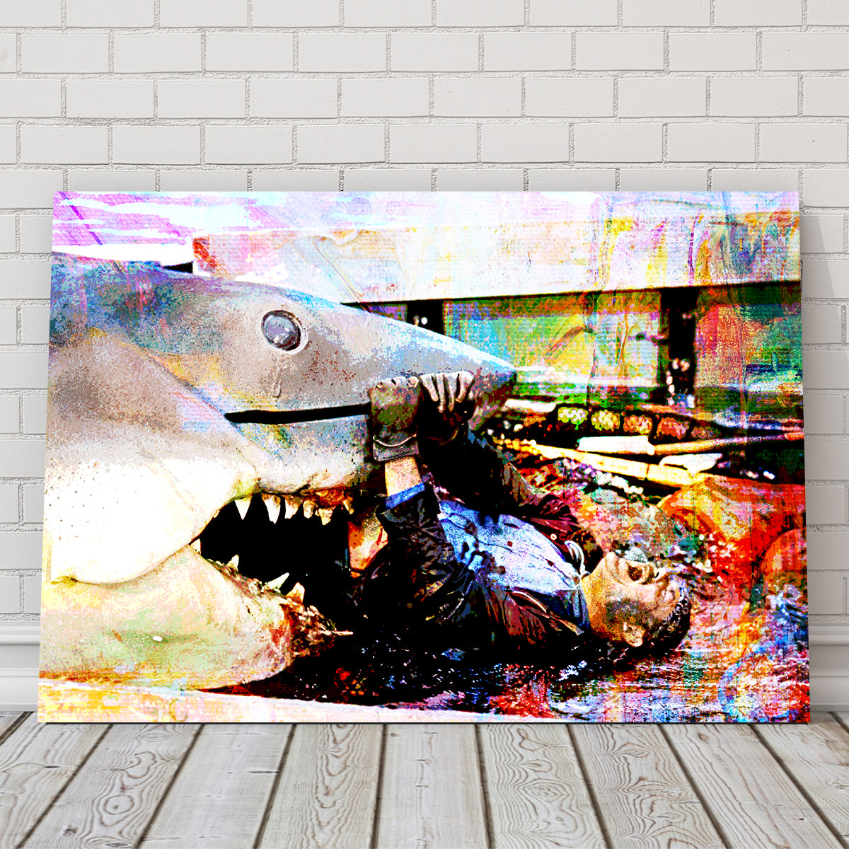 Jaws Quint's Death Wall Art