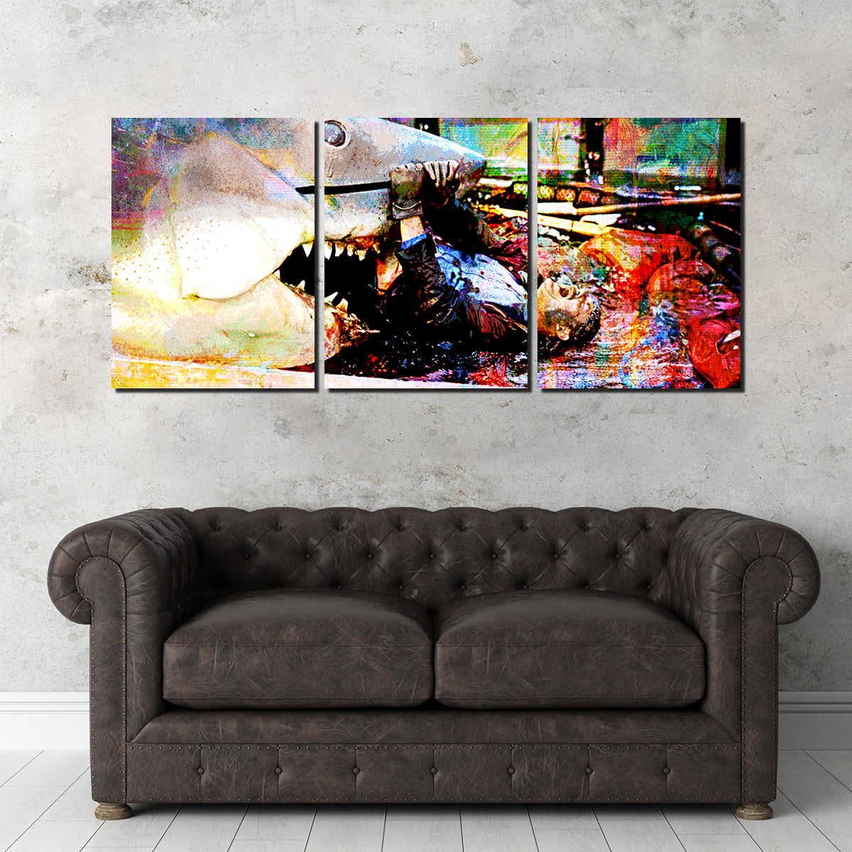 Jaws Quint's Death Wall Art