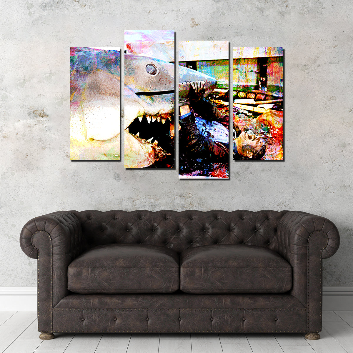 Jaws Quint's Death Wall Art