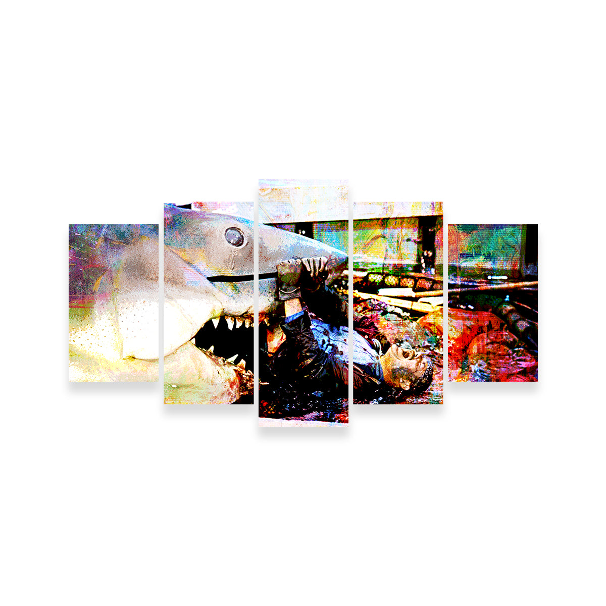 Jaws Quint's Death Wall Art